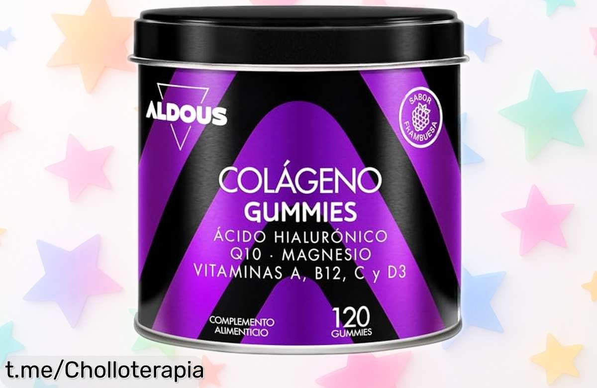 Gominolas de colágeno con magnesio para cuidar tu piel, huesos y pelo fácilmente. ¡Aprovecha este chollo que no querrás dejar escapar!