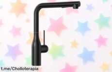Grifo de cocina extensible CECIPA con alcachofa extraíble y giro 360: renovación fácil y rápida a un precio loco, ¡no te quedes sin el tuyo!