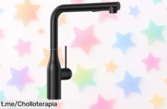 Grifo de cocina extensible CECIPA con alcachofa extraíble y giro 360: renovación fácil y rápida a un precio loco, ¡no te quedes sin el tuyo!