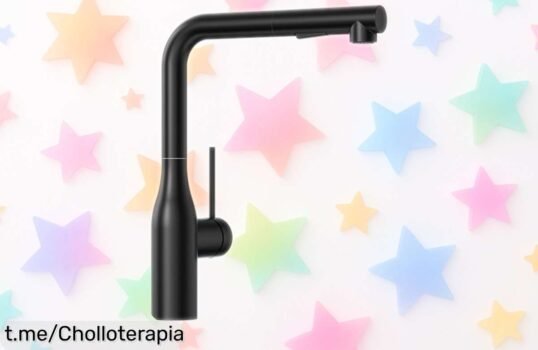 Grifo de cocina extensible CECIPA con alcachofa extraíble y giro 360: renovación fácil y rápida a un precio loco, ¡no te quedes sin el tuyo!