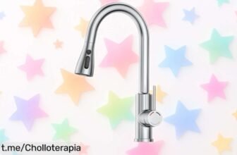 Grifo de cocina extraíble SREWOHS PRO a precio rebajado: diseño elegante, cuatro chorros y fácil instalación para que cada rincón brille. ¡No te lo pierdas!