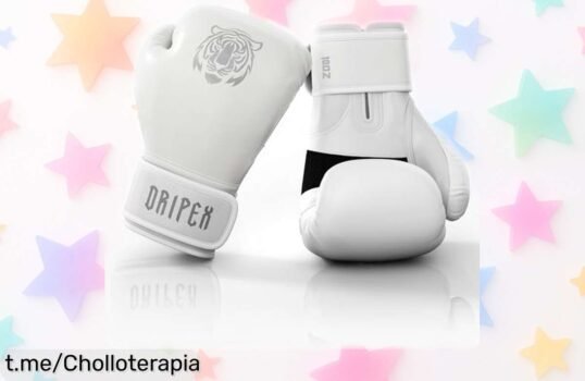Guantes de boxeo Dripex 10 oz con protección y transpiración al mejor precio, ¡aprovecha este ofertón para dejar huella en el ring antes que se acaben!