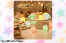 Guirnalda de luces AebeChun con 10 huevos LED agrietados: chollazo festivo que ilumina tu hogar ¡No te quedes sin la magia al mejor precio!