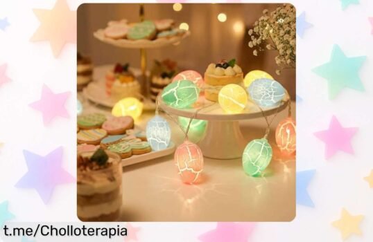 Guirnalda de luces AebeChun con 10 huevos LED agrietados: chollazo festivo que ilumina tu hogar ¡No te quedes sin la magia al mejor precio!