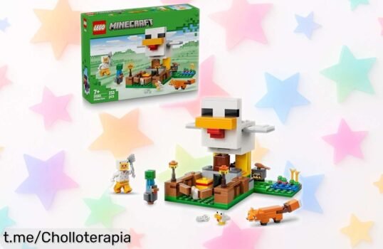 Haz volar tu imaginación con la granja de juguete LEGO Minecraft: ¡huevos que salen de verdad y diversión sin límites para crear recuerdos inolvidables!