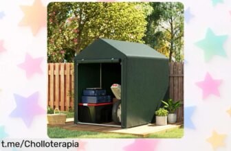 Hazte con la increíble carpa de jardín exterior Outsunny y mantén tus cosas secas y ordenadas, como siempre has querido: ¡oferta impresionante que no te puedes perder!