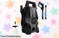 Hidrolimpiadora Cecotec HydroBoost 1400 Essential Plus: precio bajísimo para que tu coche, patio y jardín brillen como nunca. ¡No dejes pasar este chollo increíble!
