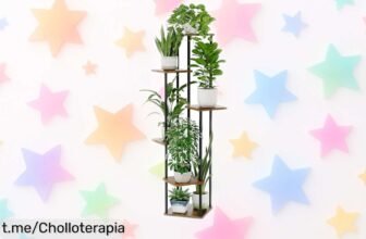 Hogar elegante con el soporte alto para plantas de 6 niveles Bamworld, ¡aprovecha este precio de ganga y llená tu espacio de vida ya!
