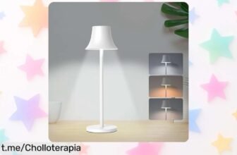 Ilumina tu vida con la lámpara portátil Jueholla Mini: 32 horas de luz, 3 modos y al mejor precio ¡No dejes pasar esta oportunidad única!