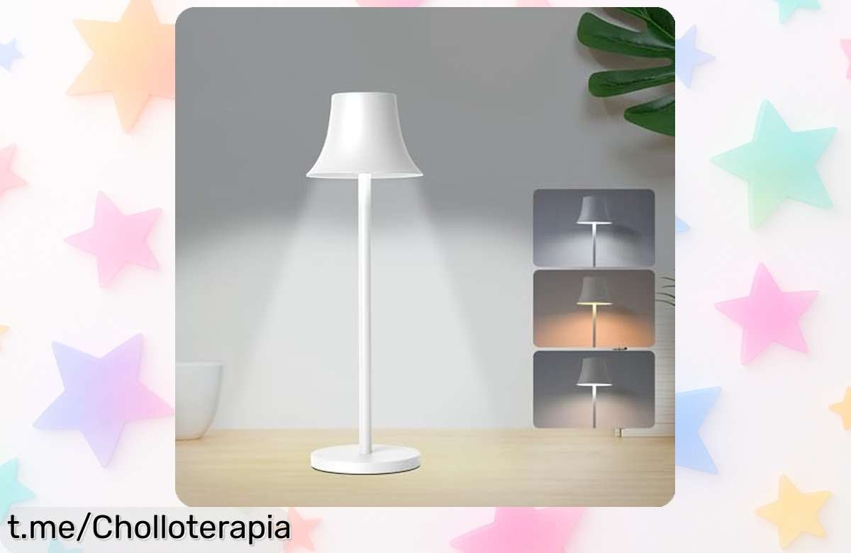 Ilumina tu vida con la lámpara portátil Jueholla Mini: 32 horas de luz, 3 modos y al mejor precio ¡No dejes pasar esta oportunidad única!