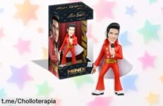 Impactante figura de colección de Elvis de 12 cm, Bandai Minix MN18918: un chollazo brutal que hará vibrar a cualquier fan y embellecerá tu estantería; ¡no te lo pierdas!