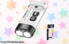 Impactante linterna LED BORUIT U10 con 16 modos y alcance de 50m a un precio reducido: la compañera ideal para tus aventuras al aire libre. ¡No te quedes sin ella!