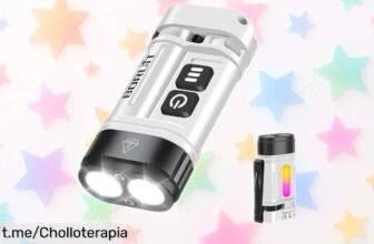 Impactante linterna LED BORUIT U10 con 16 modos y alcance de 50m a un precio reducido: la compañera ideal para tus aventuras al aire libre. ¡No te quedes sin ella!