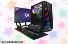 Impresionante PC gaming Vibox con monitor de 22'', Ryzen 3, teclado y más ¡prepárate para jugar a lo grande por un precio rebajado que te dejará sin aliento!