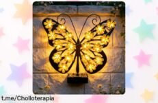 Impresionante aplique solar LED de pared tipo animal para jardín, ¡ahora a precio loco! Ilumina tu espacio exterior y siente la magia cada noche.