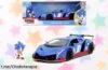 Impresionante coche Lamborghini Veneno de Sonic a escala 1:24, un super chollo con detalle extremo y figuras; ¡no dejes pasar esta oportunidad que vuela!