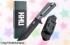 Impresionante cuchillo de supervivencia KHU 30A con hoja D2 y mango G10, ¡ofertón para estar siempre listo en tus aventuras al aire libre! No te lo pierdas.