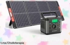 Impresionante estación de energía portátil SWAREY S160 con panel solar, ahora a precio loco: carga hasta 8 dispositivos y nunca te quedes sin energía en tus aventuras. ¡Consíguela ya!