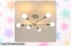 Impresionante lámpara de techo Goeco con 6 luces y diseño industrial, ¡ahora a un precio espectacular que no podrás dejar pasar para iluminar tu hogar!