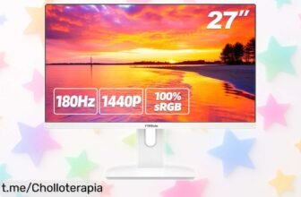 Impresionante monitor gaming FYHXele de 27 pulgadas QHD a un precio rebajado, ¡es tu oportunidad para jugar como nunca y disfrutar cada partida al máximo!