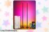 Impresionante pack de 2 lámparas LED OUTON: ilumina tu hogar con 16 millones de colores y efectos musicales, ¡chollazo que transforma tu salón en un instante!
