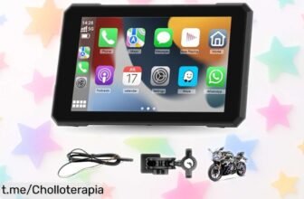 Impresionante pantalla CarPlay de 5 pulgadas para moto, ¡rebajada y lista para llevar tu experiencia al siguiente nivel mientras conduces! No te lo pierdas.