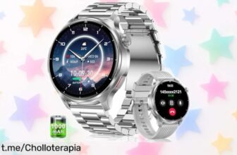 Impresionante reloj inteligente Fitdafit para hombre con batería de larga duración que te acompaña en todas tus aventuras, no te lo pierdas por esta ocasión única y siente la libertad.