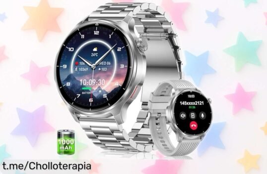 Impresionante reloj inteligente Fitdafit para hombre con batería de larga duración que te acompaña en todas tus aventuras, no te lo pierdas por esta ocasión única y siente la libertad.