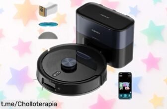 Impresionante robot aspirador y friegasuelos Cecotec Conga Y90 Dark con autovaciado, ¡ahora a un precio increíble que no puedes dejar pasar! ¡Haz de tu hogar un lugar reluciente ya mismo!