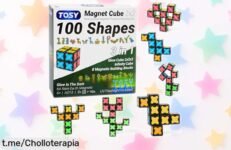 Impresionante rompecabezas magnético 2 en 1 TOSY Magnet Cube: diviértete y aprende con este juguete lleno de sorpresas a un precio de escándalo que no puedes dejar escapar.