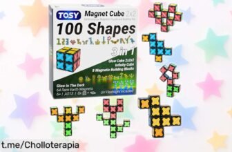Impresionante rompecabezas magnético 2 en 1 TOSY Magnet Cube: diviértete y aprende con este juguete lleno de sorpresas a un precio de escándalo que no puedes dejar escapar.