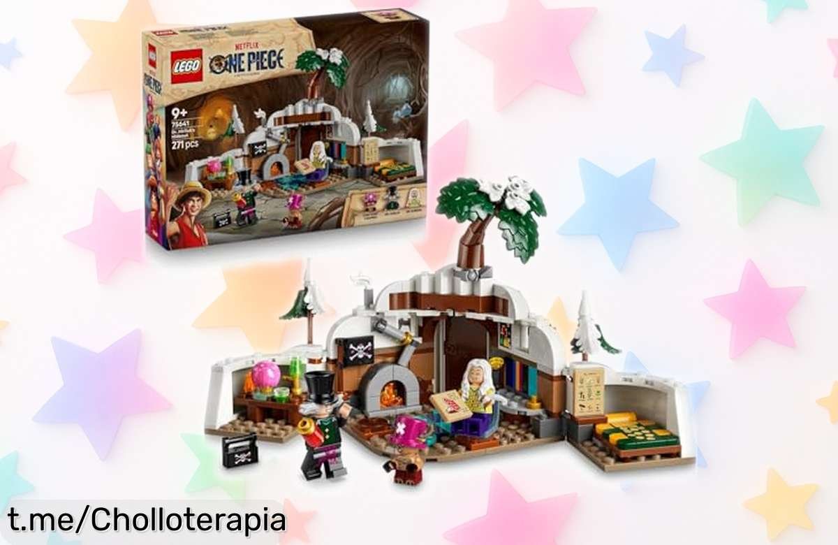 Impresionante set de LEGO La guarida de Doctor Hiriluk de One Piece con 3 minifiguras inclusas: ¡aprovecha este precio rebajado que hará sonreír al niño que llevas dentro!