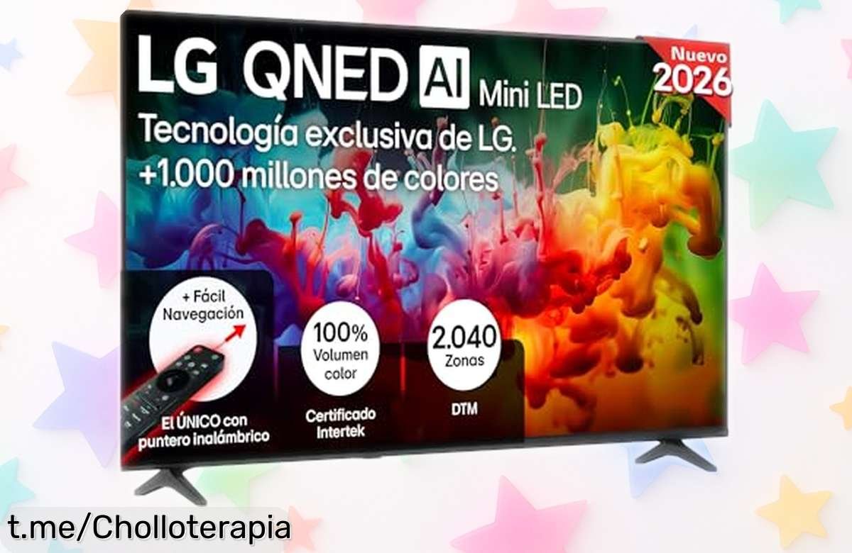 Impresionante tele LG 65QNED70B6C de 65 pulgadas con imagen 4K y colores increíbles. ¡Precio de escándalo para disfrutar el cine en casa! No te lo pierdas o te arrepentirás.