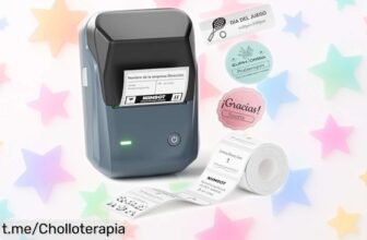 Impresora de etiquetas autoadhesivas NIIMBOT B1 a un precio loco: organiza tu vida en casa o en el trabajo. ¡Consíguela ahora y disfruta del chollo regalado!