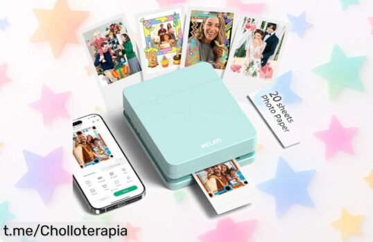 Impresora de fotos portátil Nelko PP01, captura tus recuerdos al instante y decóralos como quieras por un precio loco que no se repetirá. ¡Hazlo tuyo antes de que desaparezca!