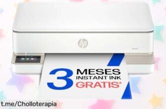 Impresora multifunción A4 HP Envy 6120e al precio rebajado: imprime, escanea y copia desde el móvil. ¡No te pierdas esta oportunidad única para imprimir sin límites!