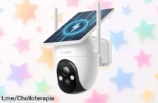 Impulsa tu seguridad con la cámara de vigilancia solar 2K Socheerfull, ¡ofertón que no puedes dejar escapar para proteger lo que más amas!