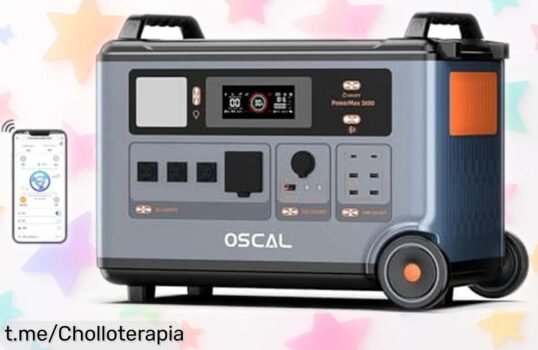 Impulsa tus aventuras con la estación de energía portátil PowerMax 3600SE: ¡carga completa en solo 1 hora y energía ilimitada donde quieras!