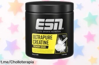 Impulsa tus entrenamientos con creatina en polvo ESN Ultrapure, calidad insuperable y hasta 71 tomas: ¡aprovecha este chollazo que te espera!