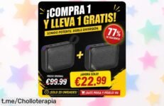 Impulsa tus fiestas con los altavoces Bluetooth Oraolo; sonido estéreo y resistencia IPX7, ¡2x1 por solo 22,99€! Último día: siente la música hasta por 24 horas.