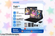 Increíble Tablet PC KINGRID T60 con todo incluido y precio rebajado: 24GB de RAM, pantallón de 12.2” y modo PC ¡No te quedes sin el tuyo!
