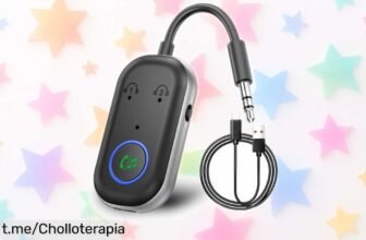 Increíble adaptador Bluetooth Jack 5.3: Conecta dos AirPods y disfruta la música a lo grande, ¡lleva tu experiencia al siguiente nivel con este precio de ganga!