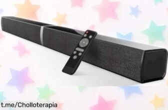 Increíble barra de sonido 2 en 1 HoYLluDLL con Bluetooth que transforma tus momentos de cine en casa: ¡aprovéchate del ofertón y siente el sonido como nunca!