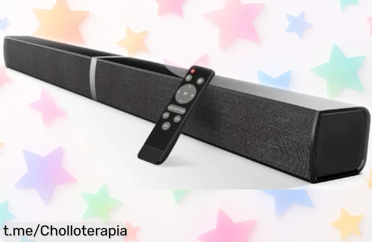 Increíble barra de sonido 2 en 1 HoYLluDLL con Bluetooth que transforma tus momentos de cine en casa: ¡aprovéchate del ofertón y siente el sonido como nunca!