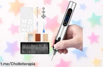 Increíble bolígrafo de grabado UEOAKSSE con 3 velocidades y más de 60 accesorios, ¡preparado para convertir tus ideas en arte! No dejes pasar esta oportunidad única.