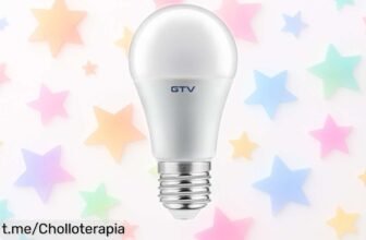 Increíble bombilla LED E27 GTV A60: ahorra energía y disfruta de 1100 lúmenes de luz brillante por menos, no te pierdas este chollazo que ilumina tu vida por mucho más tiempo.