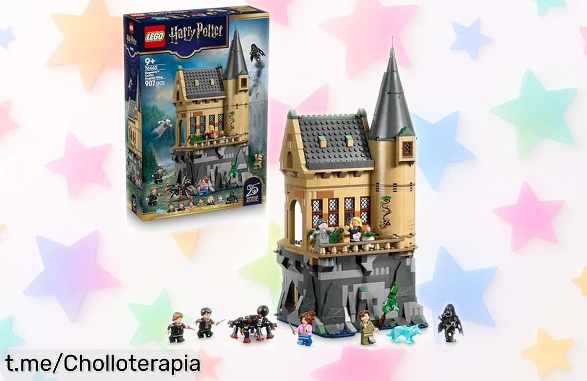 Increíble castillo de Hogwarts LEGO Harry Potter con 7 minifiguras: sumérgete en la magia a un precio rebajado ¡No dejes escapar esta aventura!