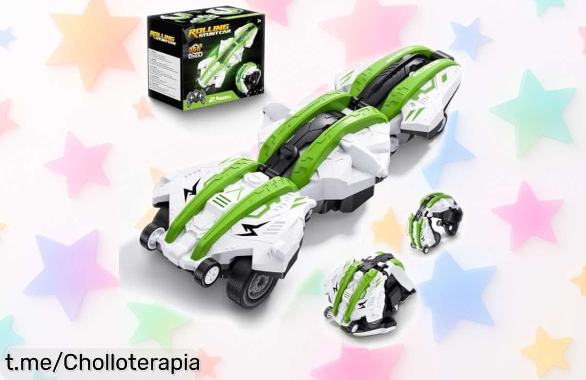 Increíble coche teledirigido Snake para niños con giros y acrobacias fáciles, ¡ahora a un precio de escándalo! Regala diversión sin límites a tus peques.