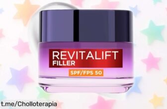 Increíble crema hidratante L'Oréal Paris Revitalift Filler N1 con SPF 50 a precio loco: ¡Dile adiós a las arrugas y dale un resplandor único a tu piel ya!