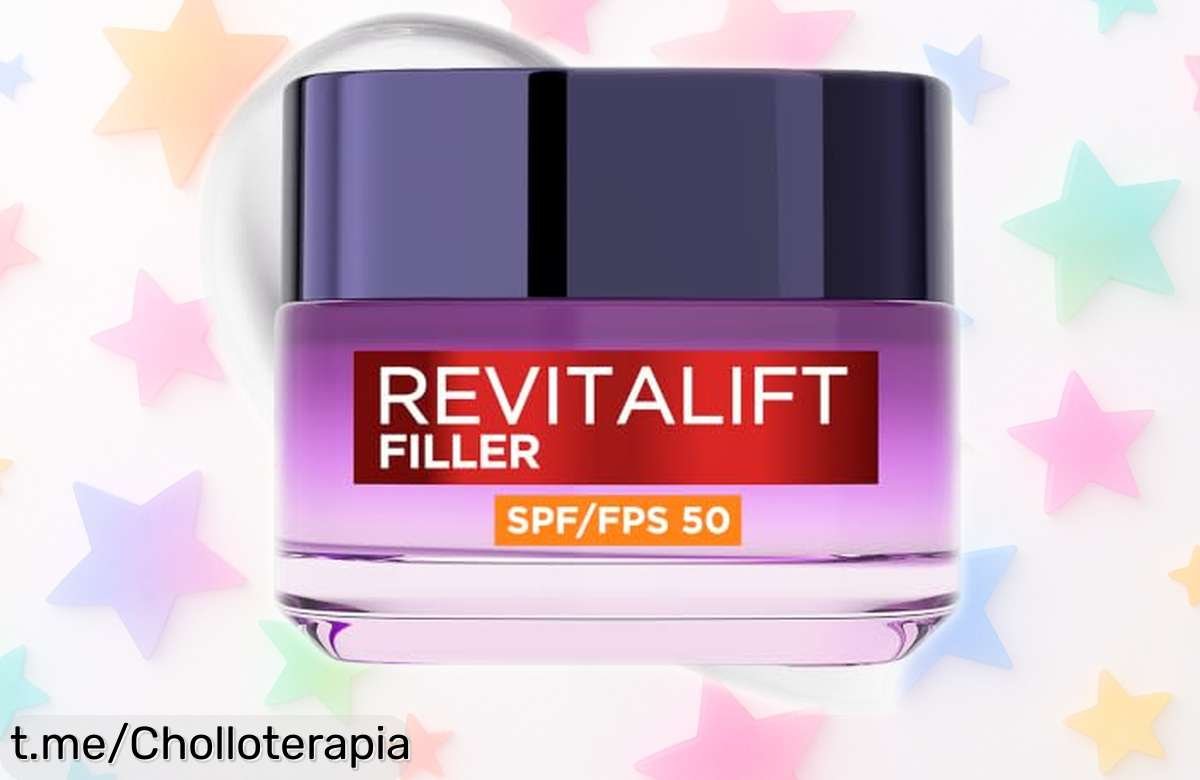 Increíble crema hidratante L’Oréal Paris Revitalift Filler N1 con SPF 50 a precio loco: ¡Dile adiós a las arrugas y dale un resplandor único a tu piel ya!